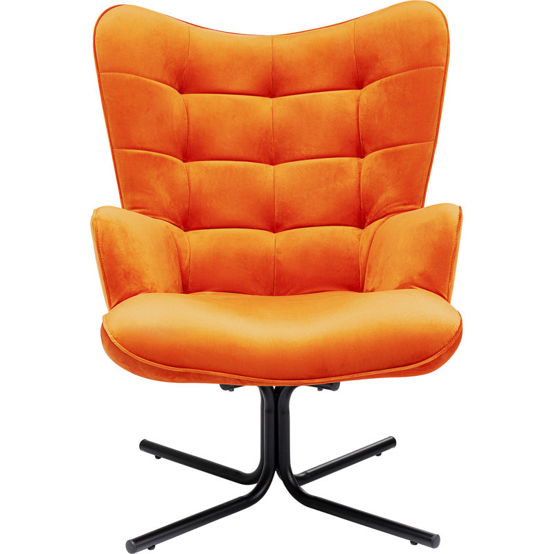 Oscar Armchair, 100 % polyester orange