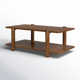 Hepburn 2 Shelf Wood Coffee Table