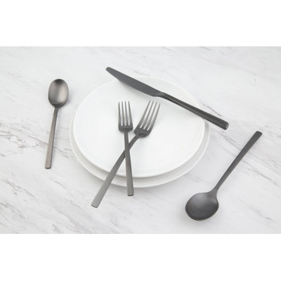 Cambridge Beacon Satin 20-Piece Flatware Set, Service for 4