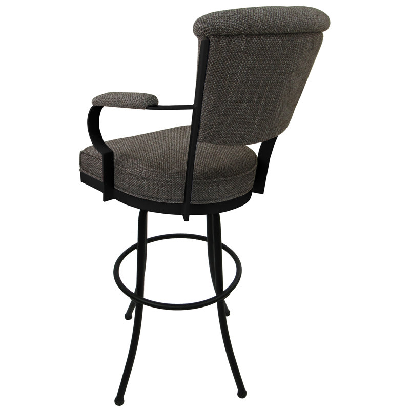 Tabouret pivotant Ivette, Noir