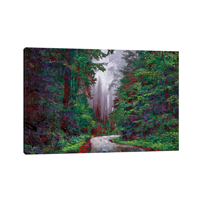 Redwoods I by Lisa Robinson - Wrapped Canvas Painting, 20.32 cm H x 30.48 cm W