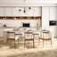 Bureau extensible blanc, console jusqu'à 118,50 po, table pratique et peu encombrante, console 118,50 po, pour chambres