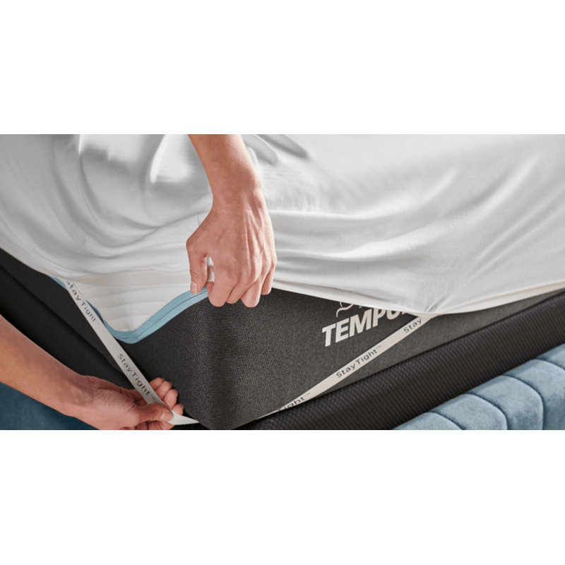 Tempur-Rayon from Bamboo Sheet Set, White, Split King Sheet Set/2 Fitted Sheets/2 King Pillow