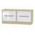 White Gloss/Bardolino Oak