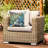 Abstract Outdoor Reversible Throw Pillow