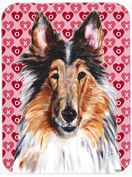 Planche à découper en verre The Holiday Aisle Collie
