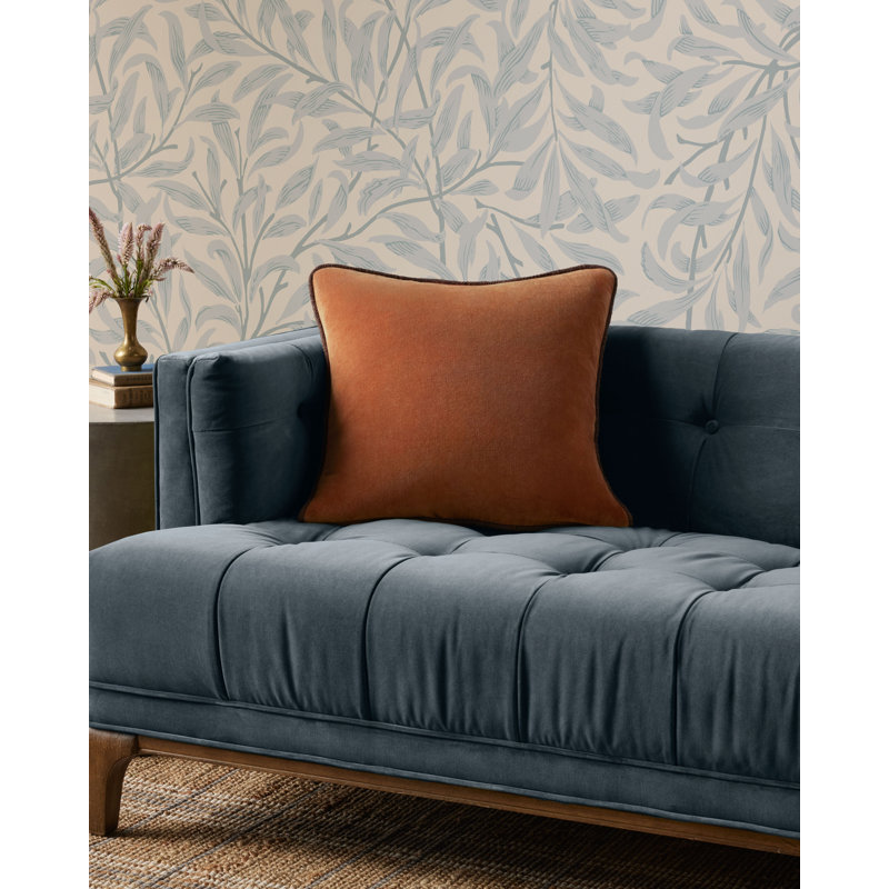 Chris Loves Julia x Loloi Reversible Liza Pillow, Rust, 18"H x 18"W, Polyester