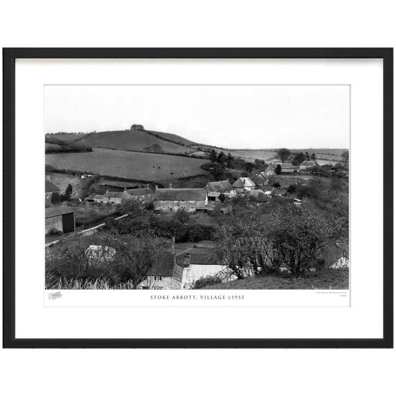 Stoke Abbott, Village C1955 by Francis Frith - Single Picture Frame Print, 28cm H x 36cm W x 2.3cm D