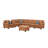 Faux Leather L-Shaped Sectional-100845932