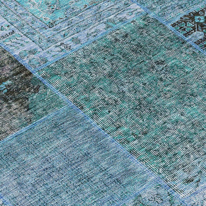 Tapis intérieur / extérieur avec envers antidérapant Mannan, Rectangle 2 pi 6 po x 3 pi 10 po