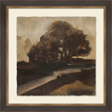 Crackled Reminiscent Countryside VI Painting