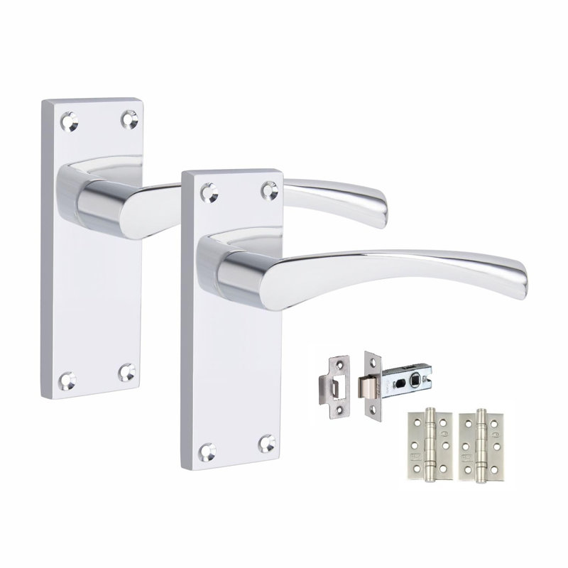 1 Set Victorian Scroll Astrid Door Handle