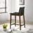 Shannon Counter Chair In Black Vegan Leather-489673725
