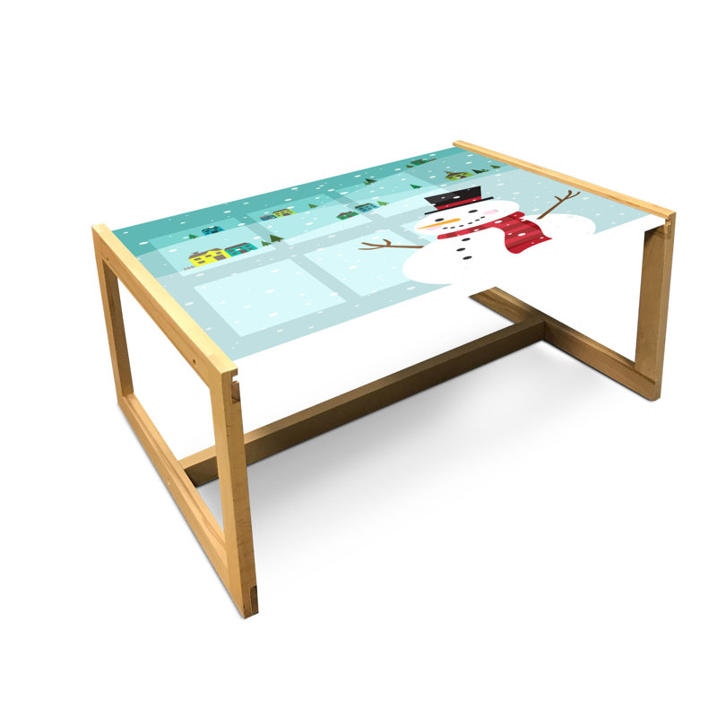 Jacqualynn Trestle Coffee Table, 40cm H x 91cm W x 62cm D