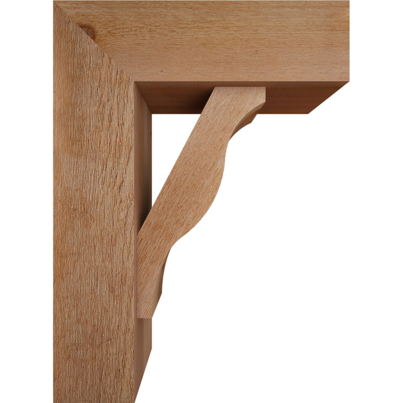 Support Funston Block avec support décalé, 30 x 22, Cèdre rouge occidental de l 8 po (scié brut)