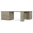 Linville Falls Corner Desk with File and Lateral File