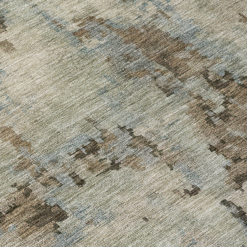 Machine Washable Indoor/Outdoor Francky ACN2360 Casual Rug, Rectangle 10' x 14'