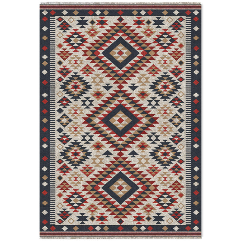 Tapis Zyir avec envers antidérapant, Tapis de couloir 4 pi x 8 pi 3 po