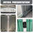 Outdoor Bike Shed 6Ftx9Ft, Grey Metal, Apex Roof, Aluminum Frame, Tool & Equipment Storage-119290792-119290798