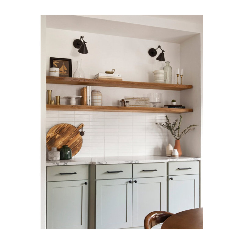 Tablettes Melva 60 (2), Chêne foncé