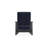 Leeward Marine Grade Polymer Deep Seating Cushion Arm Chair with Hidden Motion-98358912-98358920