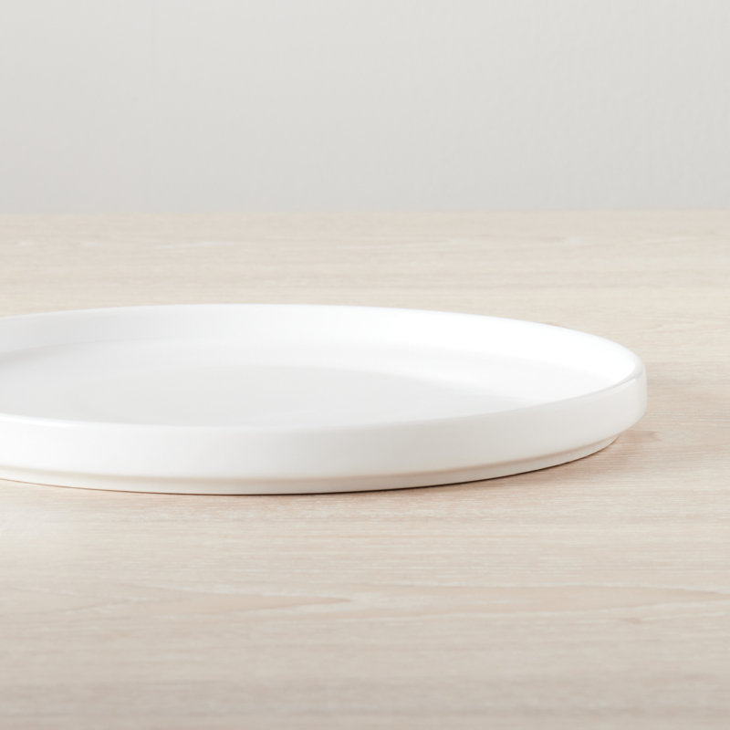 Assiette à salade Izie, Blanc