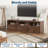 Mid Century Modern TV Stand for 65 70 75 Inch TVs, Industrial Entertainment Center with 3 Drawers & Open Shelves, Sturdy MDF for Living Room & Bedroom-181476220