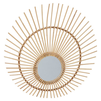 Lagarde Rattan Flat Mirror