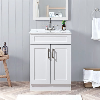 Ensemble de meuble-lavabo simple 24 po 24 po