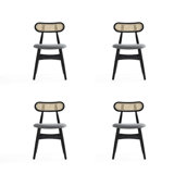18.11'' H Fabric;Polyester/Polyester Blend;Cotton Upholstered Ash Side Chair
