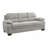 Hugh 80 Inch Sofa, Polyester, Soft Foam Cushioned, Solid Wood Frame