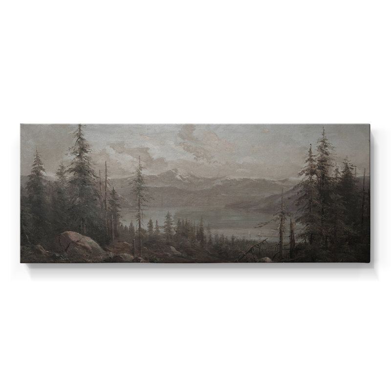 Série paysage - DLXI - Toile tendue avec châssis - Prêt à accrocher, H 12 po x l 30 po