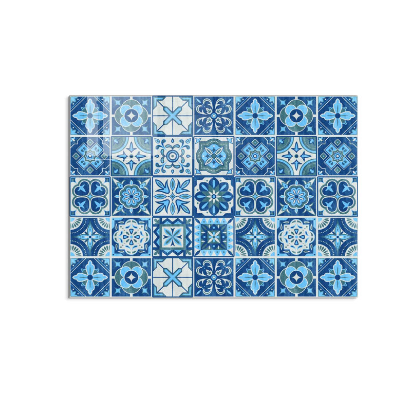 Superbe peinture murale en verre trempé 27,6 po x 39,4 po | 100% verre trempé, épaisseur: 0,16 pouce | Décoration élégante pour le salon ou le bureau, durable et facile à nettoyer, idée de cadeau parfaite