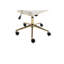 Chaise de travail ergonomique en similicuir