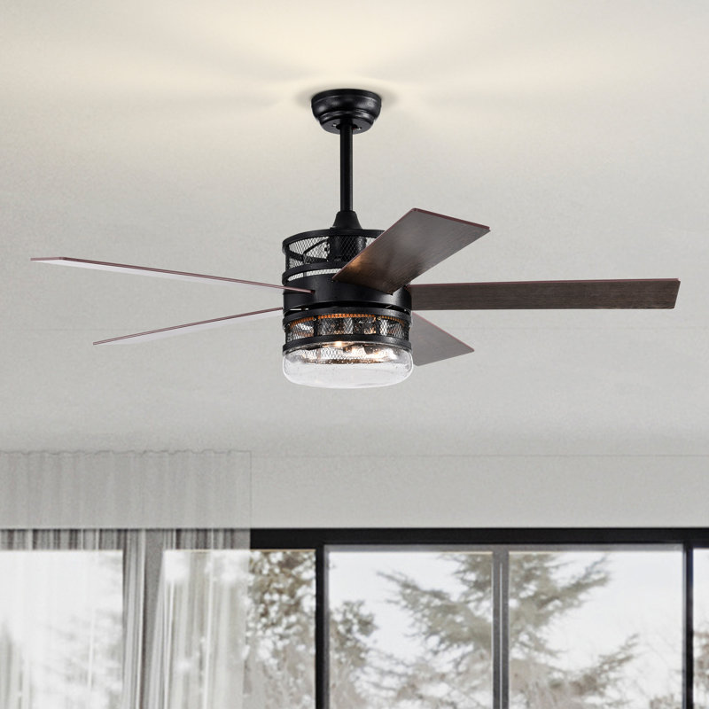 Jennavicia 52'' Ceiling Fan with Light Kit