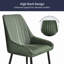 Modern Faux Leather Upholstered Dining Chair with High Back -1613868330