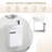 16.8'' Single Bathroom Vanity with Ceramic Top-337097768