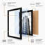 Vertical Lines Industrial - Framed Print-1829153442-1829153444