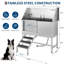 146cm H x 127cm W x 46.4cm D Grooming Tub