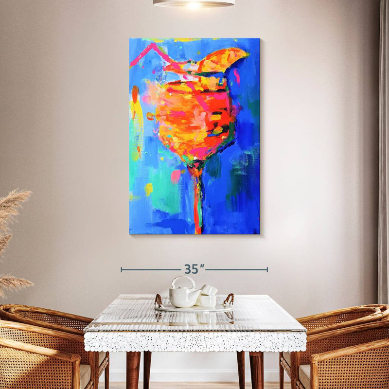 Yarlin Aperol Spritz I, 48" H x 32" W