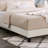 Plush 3D Upholstered Bed with Two Nightstands-106808522