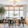 Indoor Dimmable LED Semi-Flush Mount Ceiling Light Fixture with Creative Flower Lampshape