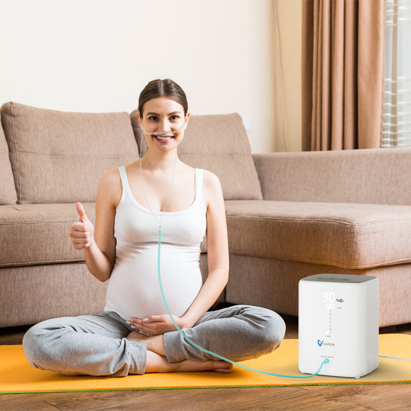 Portable Oxygen Device Machine for Home Use,1-7L/min Adjustable Flow,Timer & Continuous Mode.