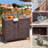 39.4" Outdoor Kitchen Island With Sink-1799635905