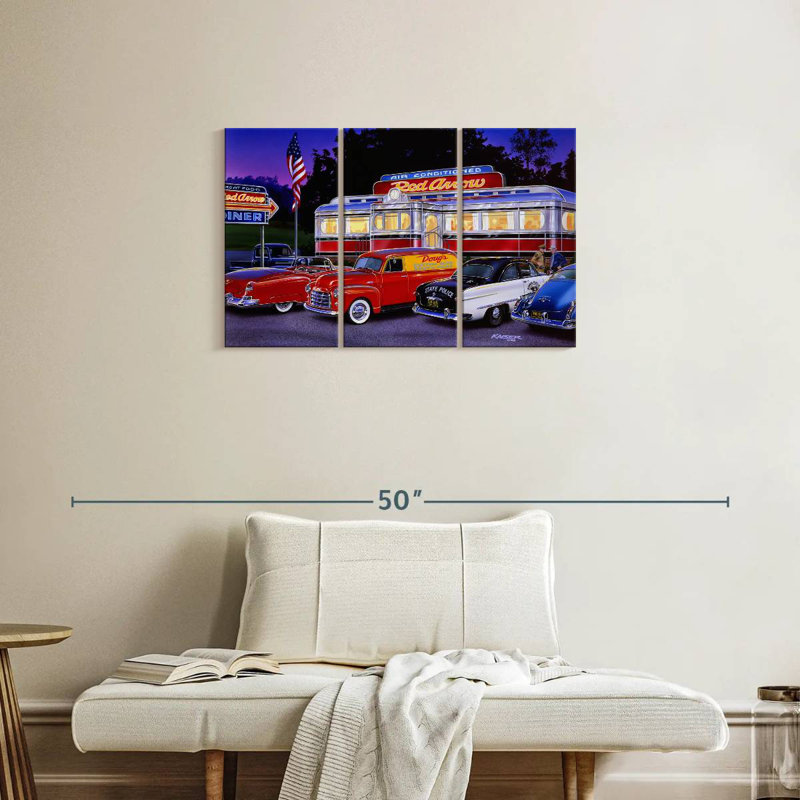 Mehar Red Arrow Diner, 20" H x 33" W
