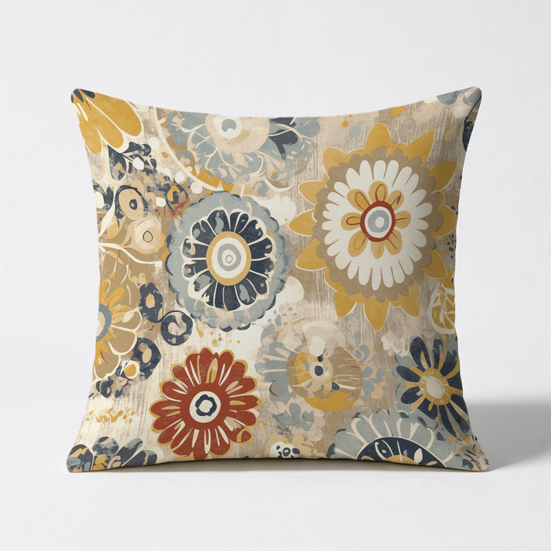 Lively Jive Indoor And Outdoor Pillow, Square 20"