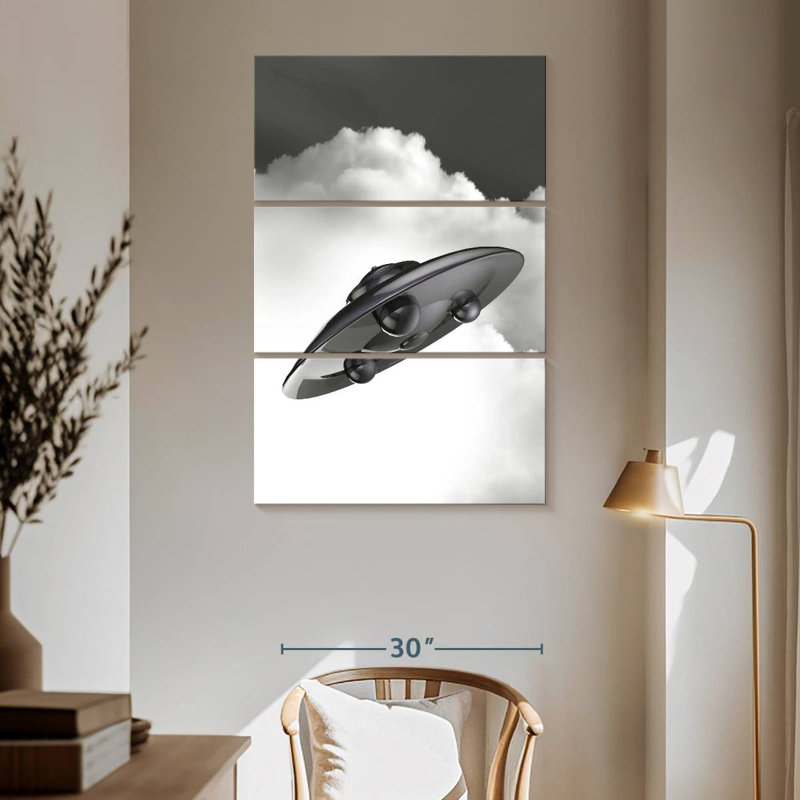 Kelan Flying Saucer In The Clouds