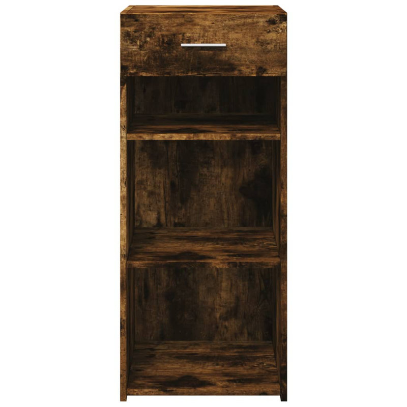 Alphanso 45cm Sideboard, 93cm H x 40cm W x 42.5cm D, Smoked oak