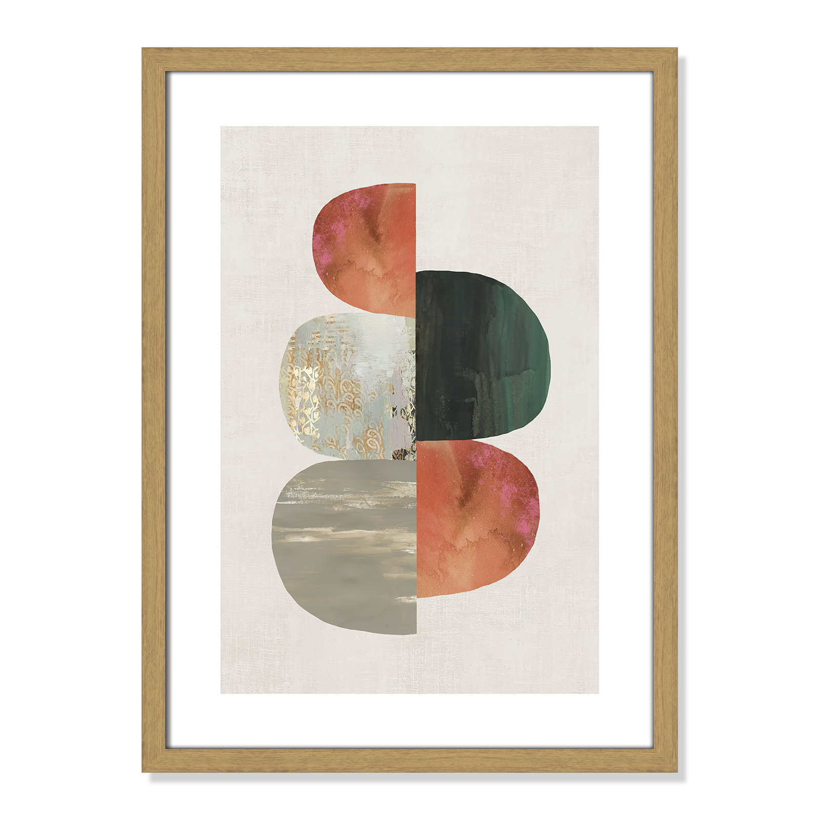 Evolving Energy II by Tom Reeves - Print, Framed Print, 23" H x 17" W, Beige