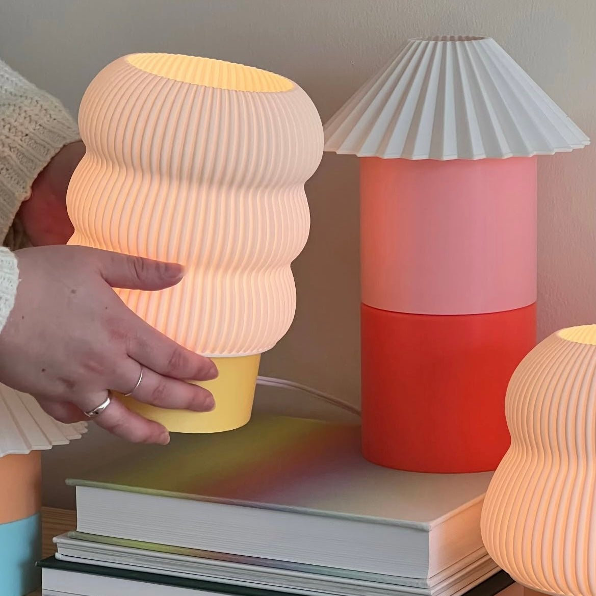 Lola Cream Novelty Lamp